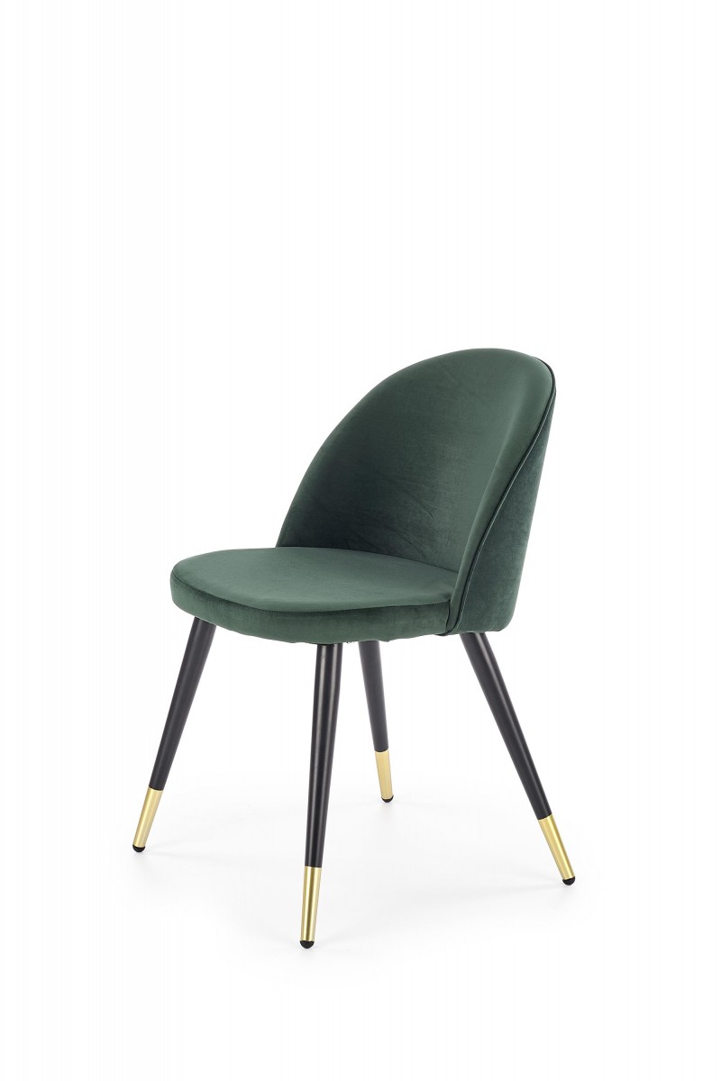 Dizajnová stolička Gole tmavozelená