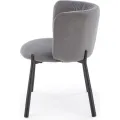 Čalúnená jedálenská stolička SINNIE sivá