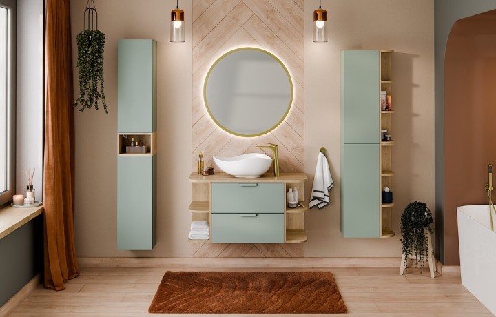 Kúpeľňa Aster zelená