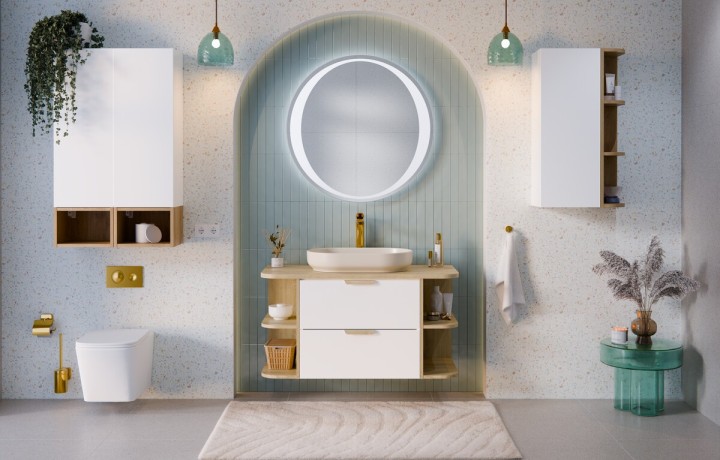 Kúpeľňa Aster biela