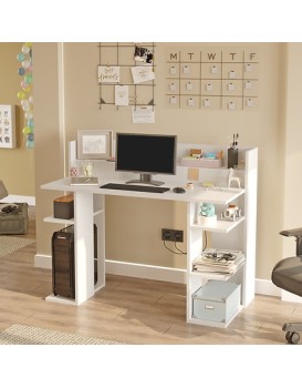 Písací stôl Houseland Brody biely