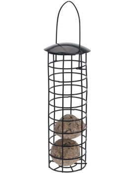 Kovové kŕmidlo pre vtáky čierne