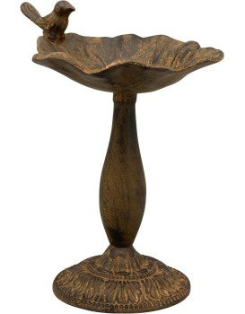 Liatinové kŕmidlo POWER hnedá patina