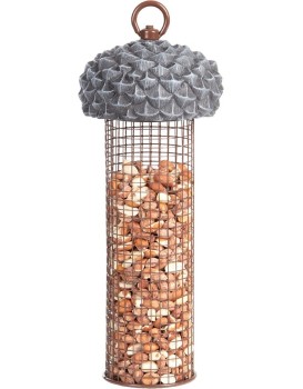 Vtáčie krmítko Moltrix 28 cm sivé