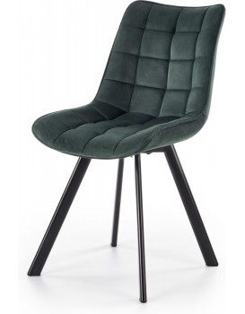 Dizajnová stolička Mirah tmavozelená
