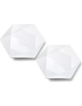 Sada jedálenských tanierov RALPH 2 ks biela