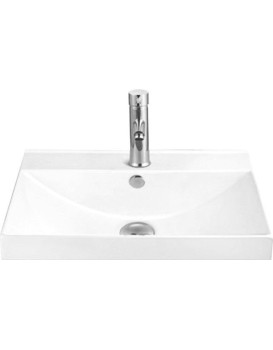 Keramické umývadlo zápustné MEXEN MILA 60x46 cm biele