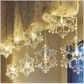 LED vánoční závěs Snowflakes 84 cm teplá bílá