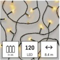 LED vánoční řetěz Copy s časovačem 8,4 m teplá bílá