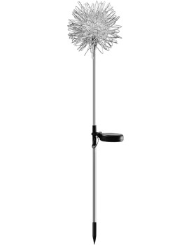 Solárna LED lampa DANDELION teplá biela