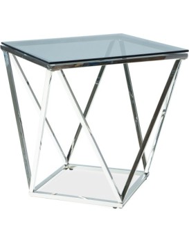 Konferenčný stolík Silver B číry/chróm