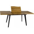 Rozkládací jídelní stůl Fresno 150/210 cm dub artisan/černý