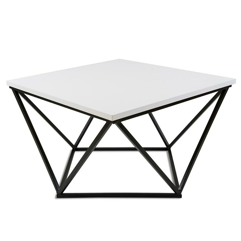 E-shop Konferenčný stôl Curved 60 cm čierno-biely